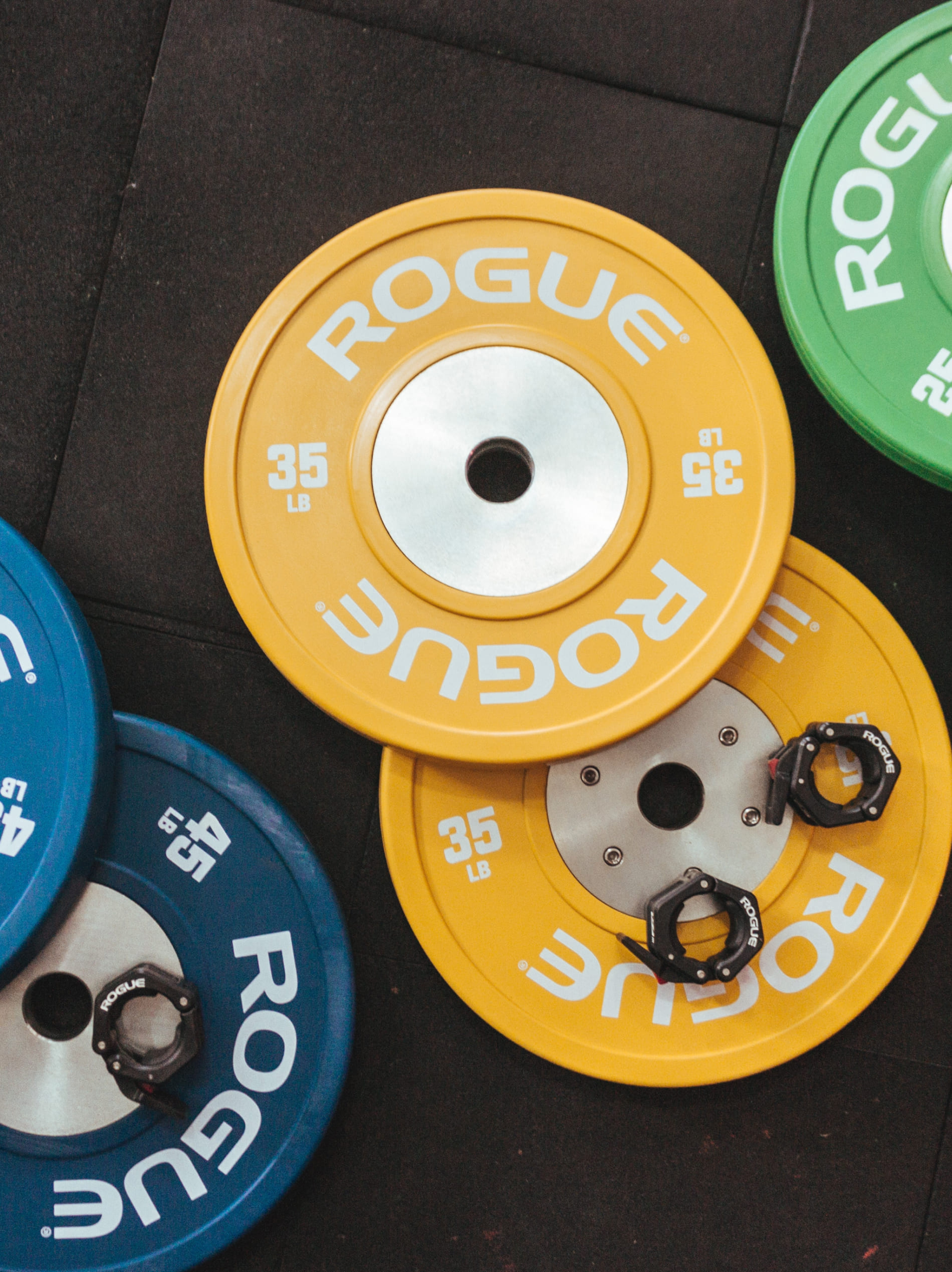 Weight Plates on Floor